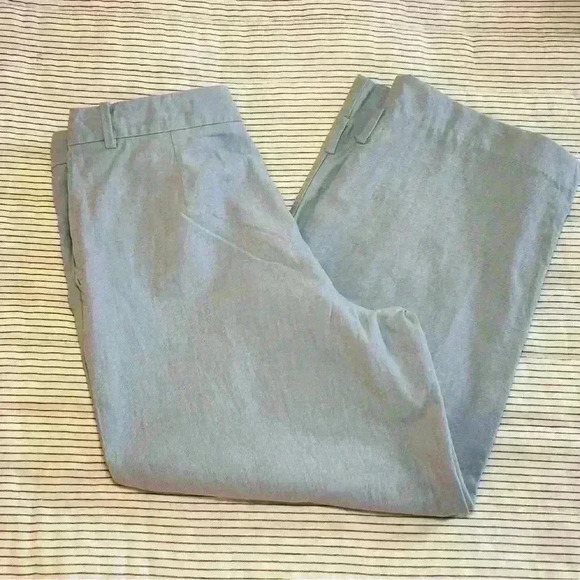 Zara Wide Leg Cropped Cotton Pants - Picture 4 of 10